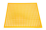 Решетка разделительная желтая (цельная полистирол) 500х500 мм. (Китай EC06)