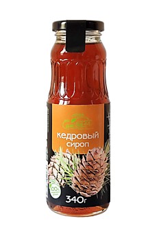 Сироп кедровый 340 гр (стекло) 